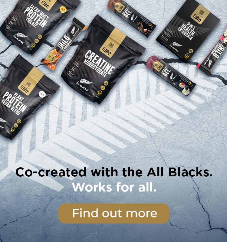 Co created with the All Blacks - works for all 